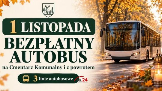 1 listopada bezpłatne autobusy na cmentarz komunalny w Złotowie