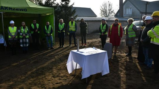 Akt erekcyjny budowy żłobka w Zakrzewie