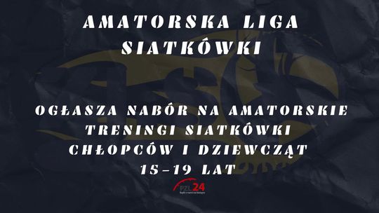 Amatorskie treningi siatkówki w Złotowie. Zaproszenie dla młodzieży