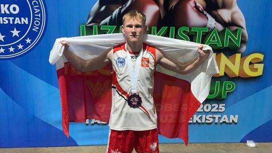 Brązowy medal Krystiana Sieka na Pucharze Świata seniorów w K1 w Uzbekistanie