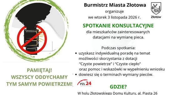 Chcesz wymienić piec i dostać dofinansowanie? W Złotowie będzie można skorzystać z porad