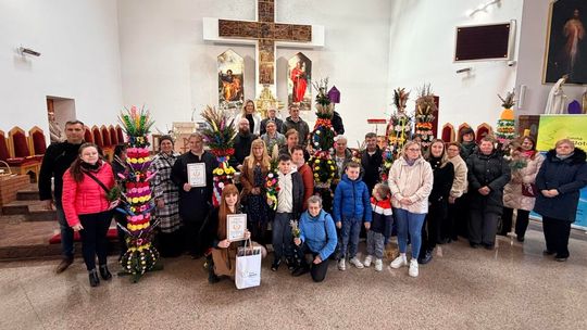 Finał konkursu na tradycyjną palmę wielkanocną w Złotowie