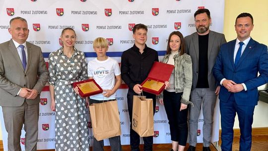 Gratulacje dla młodych sportowców z Powiatu Złotowskiego