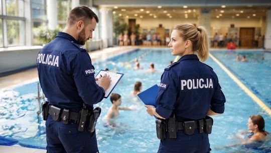 Interwencja służb na pływalni w Złotowie. Mężczyzna trafił do szpitala