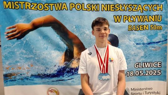 Kamila Muszczek i jego kolejny pływacki sukces na Mistrzostwach Polski Niesłyszących w Gliwicach