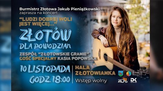 Koncert dla powodzian w Hali Złotowianka