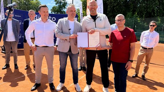 Minister sportu Jakub Rutnicki z wizytą w Złotowie