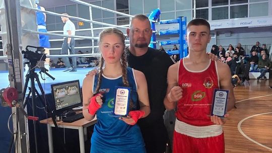 MLKB Sparta Złotów na jubileuszowym meczu bokserskim w Poznaniu MLKB Sparta Złotów na jubileuszowym meczu bokserskim w Poznaniu