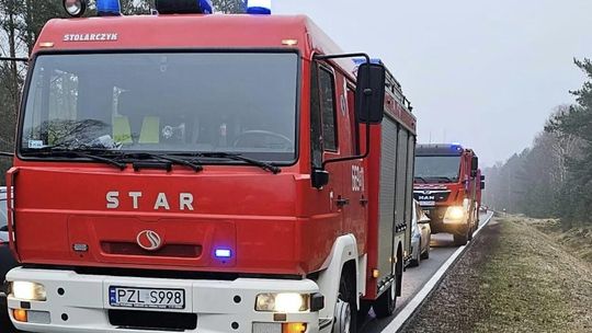 Niebezpiecznie na drogach powiatu. Dwa groźne zdarzenia