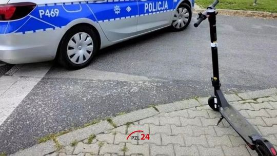 Nieodpowiedzialność na hulajnodze elektrycznej. 59-latek miał blisko 2 promile