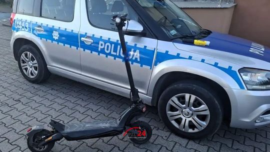 Nietrzeźwy jechał hulajnogą elektryczną. 41-latek zatrzymany w Krajence