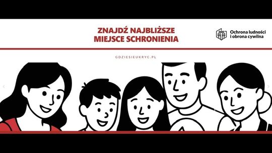 Nowa aplikacja "Gdzie się ukryć" - punkty schronienia