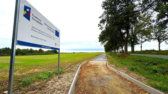 Nowa ścieżka pieszo-rowerowa Złotów – Zalesie dzięki Funduszom Europejskim