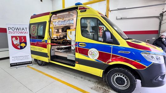 Nowoczesna karetka za ponad 1,15 mln zł trafiła do Okonka.