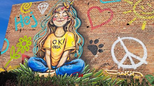 Nowy mural pojawił się w Okonku. Sztuka wyszła w przestrzeń miasta