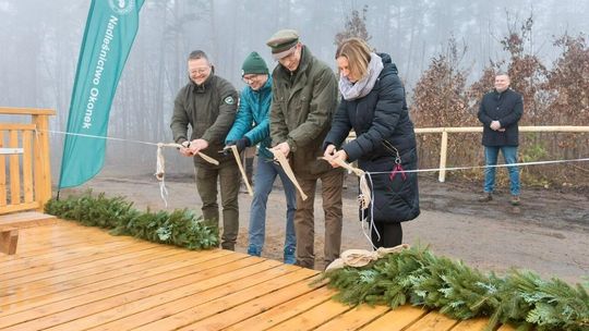 Nowy punkt widokowy Gminie Okonek już otwarty Nowy punkt widokowy Gminie Okonek już otwarty