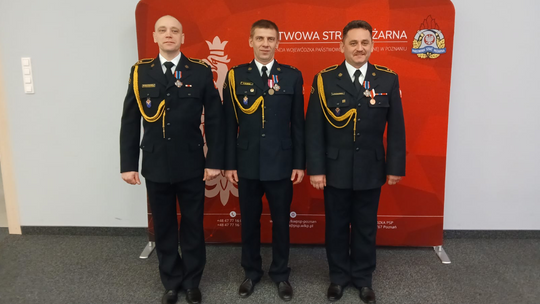 Odznaczenia dla złotowskich strażaków