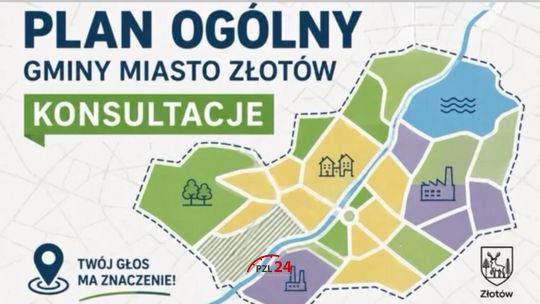 Ogłoszenie Burmistrza Miasta Złotowa  o rozpoczęciu konsultacji społecznych dotyczących projektu planu ogólnego Gminy Miasto Złotów