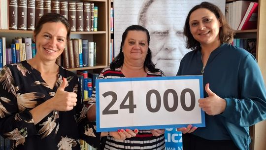 Ogród Książki w Bibliotece Publicznej im. Czesława Miłosza w Okonku
