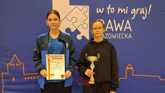 Ogromny sukces uczennic SP3 Złotów. Są wśród najlepszych tenisistek stołowych w Polsce
