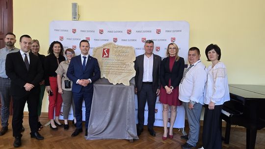 Pamiątkowy kamień z Jampola trafił do Złotowa