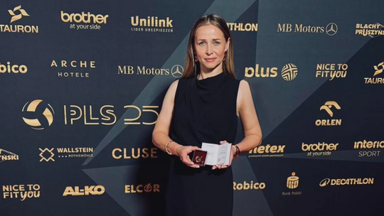 Paulina Maj-Erwardt ze Złotą Odznaką za zasługi dla sportu