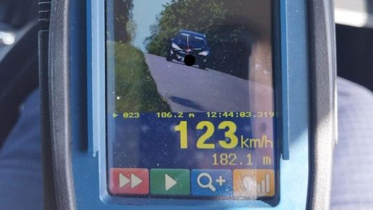 Pędził 123 km/h w terenie zabudowanym