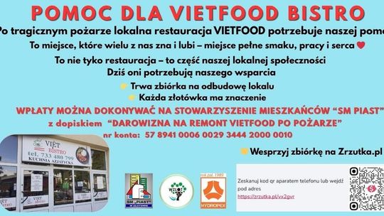 Pomoc dla Vietfood Bistro w Złotowie. Po pożarze ruszyła zbiórka na odbudowę lokalu