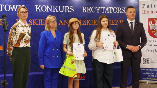 Ponad 100 uczniów zaprezentowało swoje talenty. Powiatowy konkurs recytatorski odbył się w Łąkiem