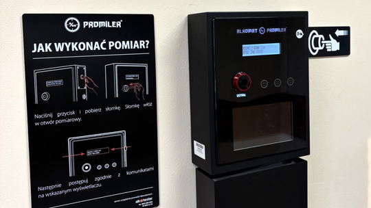 Rok z alkomatem w złotowskiej jednostce. 1350 badań i ani jednego ryzyka za kierownicą