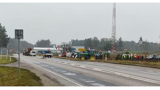 Rolnicy protestują w Jastrowiu