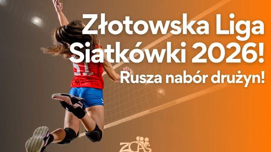 Rusza nabór do Złotowskiej Ligi Siatkówki 2026 Rusza nabór do Złotowskiej Ligi Siatkówki 2026