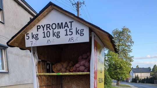Samoobsługowy Pyromat stanął w Świętej. Świeże ziemniaki dostępne przez całą dobę