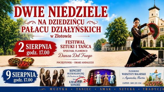 Sierpień pod znakiem kultury w Pałacu Działyńskich. Przed nami dwa wyjątkowe wydarzenia