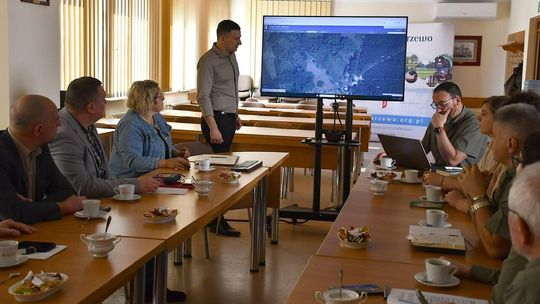 Spotkanie robocze w sprawie budowy ścieżki pieszo-rowerowej Zakrzewo – Kujan