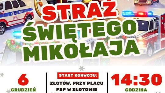 Straż Świętego Mikołaja 2025 wyrusza w trasę. Sprawdź, gdzie zatrzyma się konwój