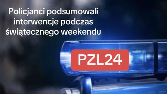 Świąteczny weekend pod kontrolą służb. Spokojnie na drogach, interwencje w domach i zatrzymania