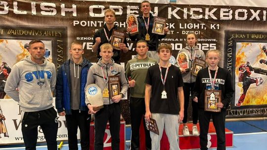Sześć medali dla zawodników MLKS Spider Złotów i Sporty Walki Piła na Polish Open w Węgrowie