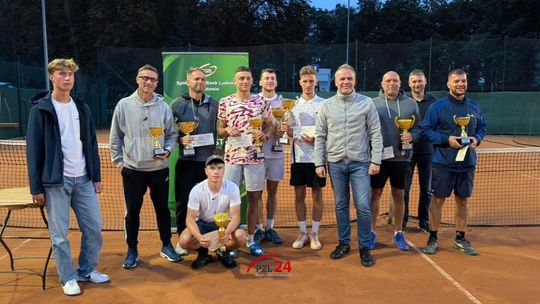 Tenisowe emocje na kortach w Złotowie. Wyłoniono mistrzów miasta w dwóch kategoriach