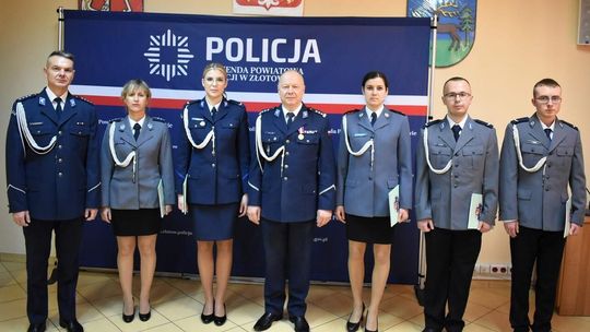 Uroczysta zbiórka i awanse w złotowskiej Policji