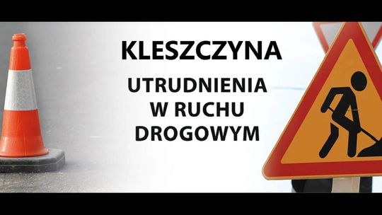 Utrudnienia w ruchu drogowym w Kleszczynie