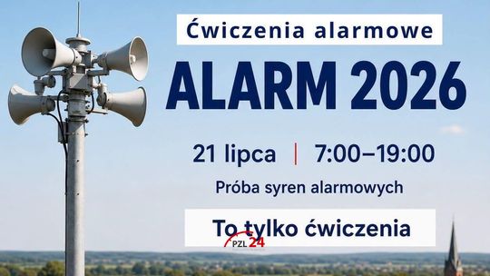 Uwaga! We wtorek w całym kraju zawyją syreny alarmowe. To tylko ćwiczenia