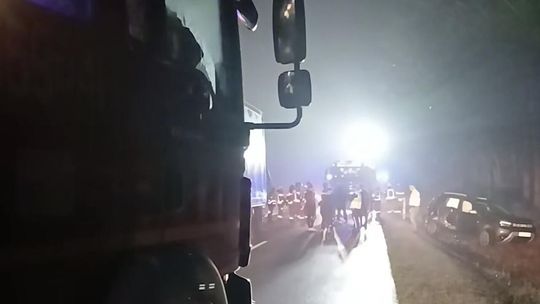 Wypadek na krajowej „jedenastce” między Krępskiem a Płytnicą – zderzyło się pięć pojazdów Wypadek na krajowej „jedenastce” między Krępskiem a Płytnicą – zderzyło się pięć pojazdów