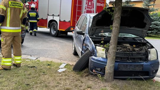 Wypadek na ul. Bytomiaków w Złotowie
