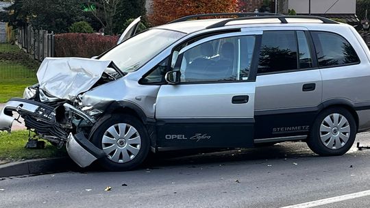Wypadek na ul. Chojnickiej Wypadek na ul. Chojnickiej