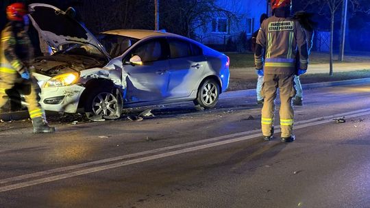 Wypadek na ul. Chojnickiej - jedna osoba poszkodowana