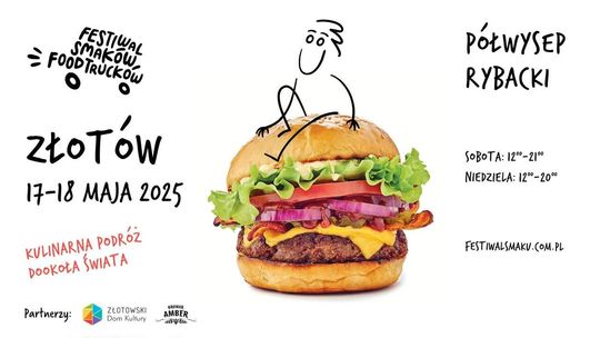 Zapraszamy na Festiwal Smaków Food Trucków w Złotowie