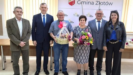 Złote gody z małżeńskim stażem – Państwo Pać uhonorowani medalami za długoletnie pożycie
