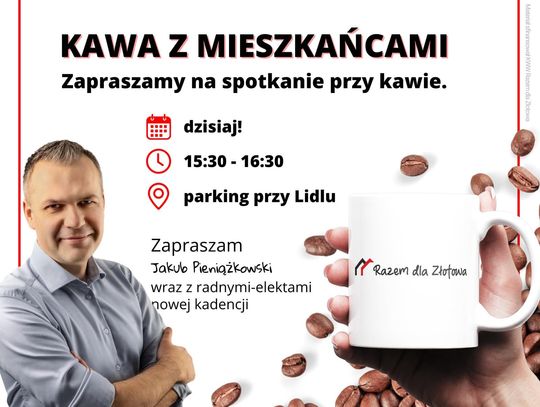 Jakub Pieniążkowski zaprasza na kawę