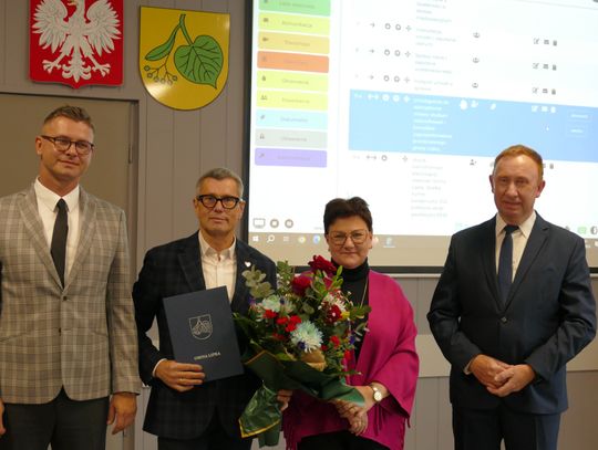 Władze gminy Lipka pogratulowały posłowi Szopińskiemu